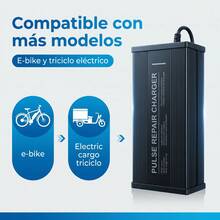 Electric Bicycle Charger: Model 72V 58Ah - Black - View 3