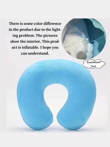 可定制U型枕，可印制姓名/标志，1个旅行颈枕，可拆卸柔软枕套，便携式U型颈枕，适合学生和成人使用，支撑颈部并保护颈椎，适用于学习、驾驶、办公或旅行。 - 彩色 - 查看 8