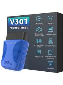 OBD2 Diagnostic Tool V301, Wireless Bluetooth 4.0 Auto Fault Code Reader, Compatible With IOS And Android - OBDII - View 10