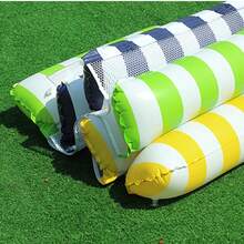 Inflatable Pool Float.Water Hammock,Two-Tube Diagonal-Striped Lounger, Adult Inflatable Float, Inflatable Lounger, Water Raft, Two-Tube Hammock, Four-Tube Hammock,Inflatable Pool Float With Mesh,Inflatable Pool Float Hammock, Breathable Mesh Floating Bed For Swimming Pool, For Swimming Pool, Lake, Beach, Summer Fun,Holiday Essential,Beach,Mother's Day - Floating Rafts - View 5
