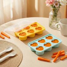 Upgraded Silicone Heart-Shaped Ice Cube Tray With Lid, DIY Frozen Ice Cube Maker - Multicolor - View 9