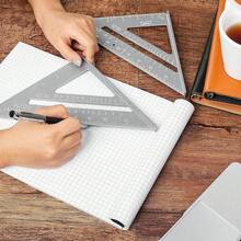 Escuadras Para Carpintero, Escuadra MetáLica, Regla Triangular Y Cuadrada, Escuadra De Carpintero Multifuncional, Herramienta De MedicióN Precisa, 12 Y, Para CarpinteríA Y Bricolaje - Pago - Ver 7