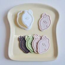 Lemon Shaped Cookie Cutter Fondant Sugar Biscuit Mold Fruit Lemons Plastic Pressable Fondant Cookie Stamp Cake Baking Supplies - White - View 4