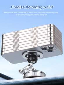 360°可调节折叠磁吸手机支架 - 强力吸盘车载手机支架，适用于仪表盘和挡风玻璃，兼容及所有智能手机，磁吸式车载导航支架 - 折疊磁吸支架 - 查看 6