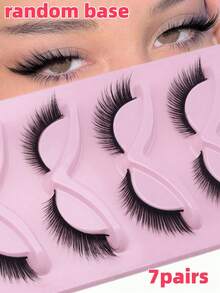 5对新款狐狸/猫眼假睫毛，打造迷人妆容效果，自然卷翘纤长，性感睫毛提升您的魅力。 - 眼尾拉長款 - 查看 10