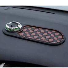 Multi-Functional Car Anti-Slip Mat With Phone Holder, Universal Dashboard Non-Slip Pad With Phone Stand, Fashion Glasses Storage, Parking Card And Storage Tray, An All-In-One Car Dashboard Organizer For Navigation, Phone, Glasses And Small Items, Durable Non-Slip Silicone Pad Suitable For Most Vehicles, Neat And Orderly Dashboard Storage Solution - A - View 10