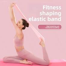 1 pieza Bandas de resistencia para fitness, estiramiento, yoga y ejercicios aeróbicos - Portátil, multifuncional - Multicolor - Ver 6