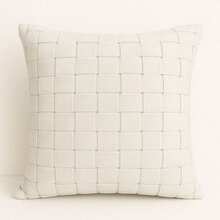 Macrame Cotton Ribbon Cushion Cover Boho Chic Rustic Trance Modern 45CM X 45CM - Crude - View 11