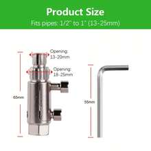 1pc 1/2" & 3/4" Damaged Pipe Extraction Tool, Faucet Valve Disassembly Tool, Rusted Screw & Bolt Extractor, Household & Industrial Pipe Thread Repair Tool - Multicolor - View 8