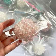 2026新款1个手工捏捏乐圆形减压球，慢回弹（带声音），生日礼物，理想礼物，惊喜礼物，节日礼物，情侣礼物，夏季减压礼物，游戏玩家精选礼物，捏捏乐玩具，减压必备 - 彩色 - 查看 13