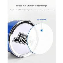 Bộ trống jazz mô phỏng chân thực, đồ chơi giáo dục, phù hợp cho người chơi nghiệp dư và các hoạt động trong kỳ nghỉ. - Nhiều màu - Xem 9