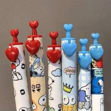 6支/套圆珠笔，文具，学习用品，完美的派对礼品，粉丝节日礼物 - 彩色 - 查看 5