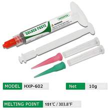 HAOXPNG 151/217℃ Lead-Free Syringe Solder Paste Flux For Soldering Led Smd Repair Tin Paste - HXP-602 - View 8