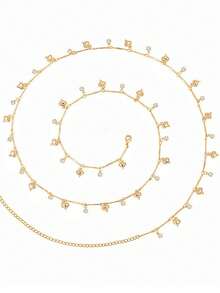 Sexy Shiny Waist Chain For Bikini, Minimalist Heart Pendant Waist Chain - Waist Chain - View 7