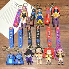 KPOP Witch Hunting Girl Group Keychain, Cartoon Anime 3D Figure Bag/Car Pendant, Small Gift - Multicolor - View 1