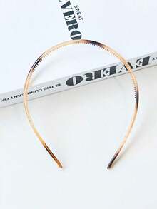 4pcs/1pc Lightweight Solid Color Hair Hoop In Black, Khaki, Brown, Non-Slip Plastic, Fashion, Versatile, Elegant, Minimalist Style Hair Accessories For Women, Suitable For Daily, Casual, Party, Commuting, Vacation, Ponytail, Bun, Face Washing, Makeup, Outfit Matching,Hairband,Hair Hoop Headbands ,Home,Skincare Headband Head Accessories - 多色 7 - 查看 4