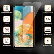 3 piezas de protector de pantalla de vidrio templado de alta definición para teléfono - transparente - Ver 2