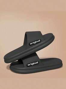 Cartoon Casual EVA Slippers, Comfortable Home Wear For Spring & Autumn - Black 6 - View 3