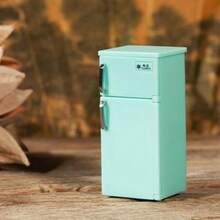 1:24 Miniature Fridge Model Doll House Fridge Retro Kitchen Appliances For Blyth Doll Toy - Multicolor - View 9