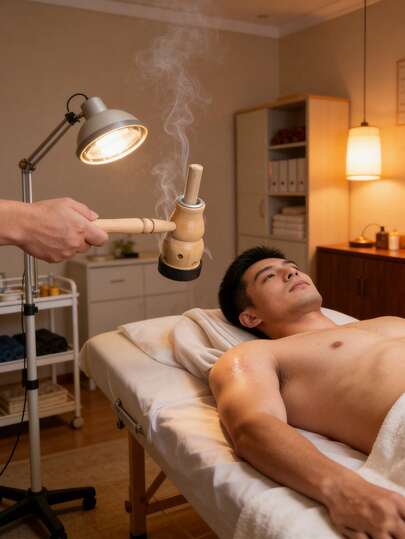 Moxa Mugwort Moxibustion Box Wooden Gourd Device Massage Burner Roll Set Wormwood Artemisia Acupuncture Tools NEW