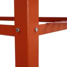 36*24*36 In Welding Table 600lbs Load Capacity Steel Welding Workbench On Wheels - Red - View 7