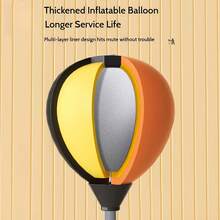 51.1-59 Inch Height Adjustable Boxing Punching Ball With Spring, Includes Pump And Screw Wrench, Freestanding Base For Home Use, Training Reaction Speed Ball, No Battery Required - Boxing Ball - View 6