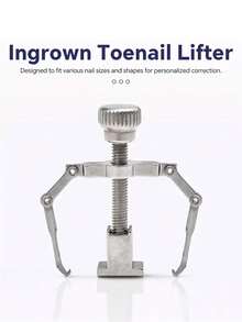 1pc Adjustable Ingrown Toenail Lifter Tool, Suitable For Home And Spa Foot Care - Multicolor - View 3