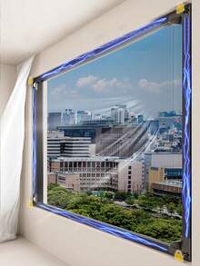 Màn chống côn trùng từ tính có thể tùy chỉnh kích thước 2026, màn chống muỗi vô hình tự dính, dùng trong nhà. - Màn cửa sổ từ tính - Xem 4