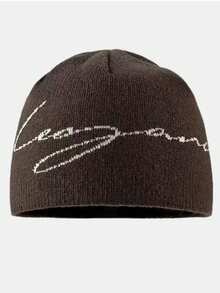 1pc Ins Style Minimalist "Elegance" White Letter Knit Beanie - Versatile Fashion Item For Spring & Autumn - Knitted Hat - View 2