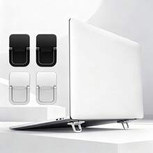 1pc Foldable Ergonomic Laptop Stand - Slim Portable Hanging Ventilated Non-Slip Holder For 10-17 Inch Devices, Elegant Desktop Space-Saving Accessory - Multicolor - View 10