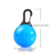 [1pc LED Dog Collar Light] 1pc LED Dog Collar Light Pendant Collar Dog Tag Light, Suitable For Dog Collar Harness Leash Clip-On Dog Light, For Night Walks And Camping, Silicone LED Dog Collar Dog Tag Light, Fast Flash Slow Flash Constant On 3 Modes, For Night Decoration, Battery Included - Multicolor - View 10