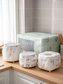 10/20/30片装通用厨房防尘罩，弹性自封，适用于碗碟、电器等，厨房必备！一次性保鲜膜，防尘防虫，居家必备。 - 彩色 - 查看 11