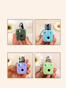 Customizable Photo Camera Keychain, Personalized Photo, Personalized Commemorative Accessory, Personalized Mini Camera Keychain, Customized Photo Gift, Valentine's Day Gift, Couple Gift, Memorable Thanksgiving Gift For Special Occasions - Multicolor - View 6