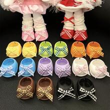Doll Shoes, Auxiliary Stand Shoes, Doll Accessories & Props, Large Bow Shoes Suitable For 20cm/7.87inch Cotton Dolls, Birthday Gift, Holiday Gift - Multicolor - View 1
