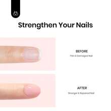 Beetles Rubber Base Gel Nail Polish, 6 Colors Nude Gel Polish Pink Peach Neutral Sheer French Tips Base Colors - 12 Color Rubber Base Gel Polish - 查看 6
