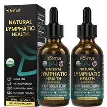 MONTUE USDA Organic Lymphatic Drainage Supplement - Echinacea | Elderberry | Dandelion | Rosehip | Cleavers | Calendula | Burdock - Made In USA - Lymph System Drops - Immune Support, Cleanse & Detox, 2 Fl Oz - 2個 - 查看 11