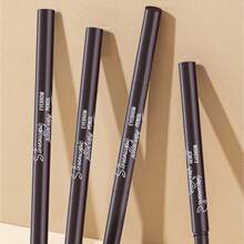 3pcs Automatic Rotating Double-Ended Triangle Eyebrow Pencils (Light/Medium/Dark Brown), Waterproof Sweat-Proof Long-Lasting No Smudge, Beginner-Friendly Eyebrow Makeup Tool - E-Rose Red - View 6