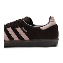 Adidas Giày nữ thường ngày SAMBA OG W, Giày thường ngày thoải mái, nhẹ nhàng IH9166 - Nâu Aurora/Hồng nhạt - Xem 8
