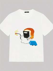 Men T-Shirts - 白色 - 查看 1