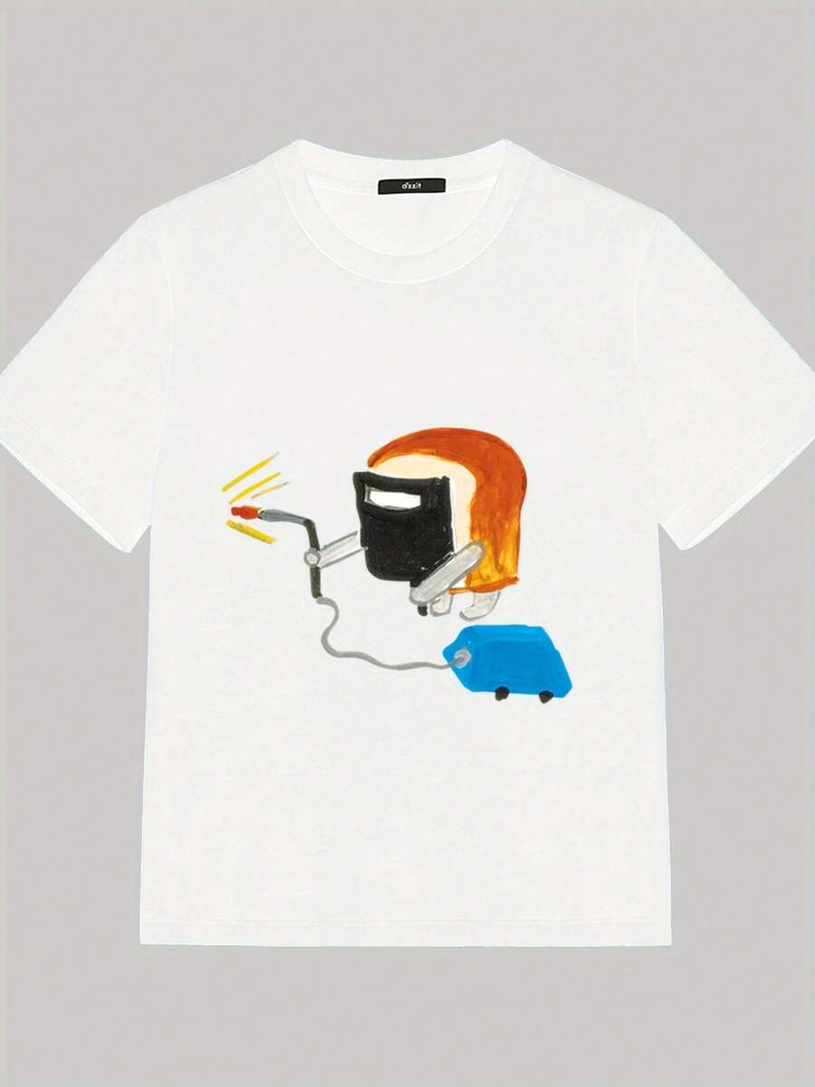 Men T-Shirts - 白色 - 查看 1