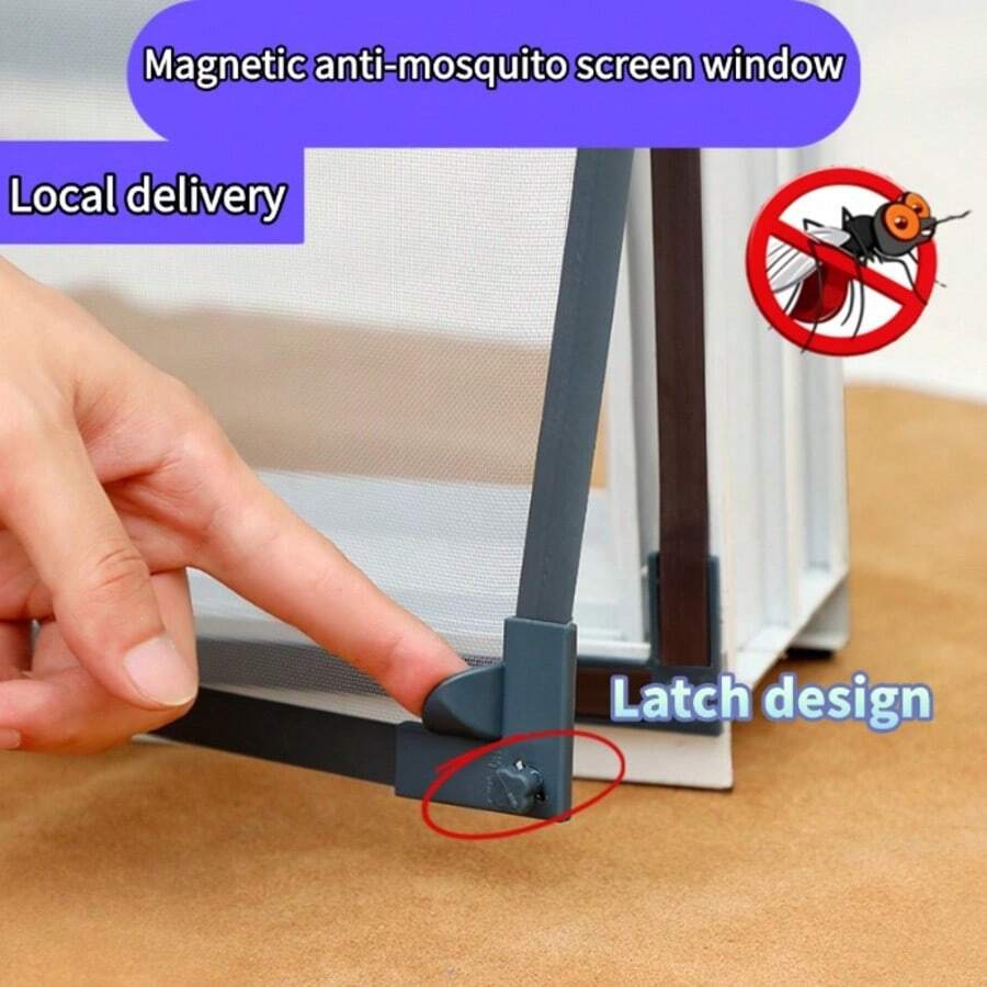 Can Be Tailored (DIY) Magnetic Mosquito Net Magnetic Insect Screen Steel Aluminum Wood Window Mesh Magnet