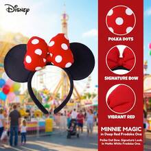 Disney 迪士尼米老鼠耳朵发箍，配红色波点蝴蝶结 - 经典毛绒米老鼠耳朵，适合参加化装舞会、迪士尼乐园游玩、角色扮演和日常佩戴 - 彩色 - 查看 14