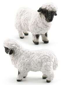 1pc Farmland Animal Figurine, Curved Horn Goat, Sheep, Yak Static Display Model, Desktop Decor, Home Accessory - Multicolor - View 3