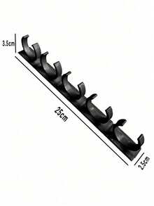 1pc No-Drill Wall Mounted Spice Rack, Space-Saving Design, Holds 6-8 Spice Jars. Ideal For Cabinet Doors And Wall Storage Of Seasonings, Stable With A Maximum Load Capacity Of 10kg. Perfect For Kitchen, Bathroom And Other Scenes. - Multicolor - View 9