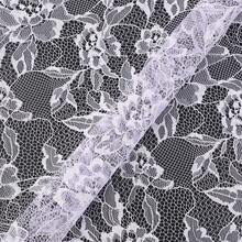 1 tấm vải ren hoa dệt jacquard, rộng 63 inch, ren lưới thêu tinh tế, thích hợp cho váy cưới, khăn voan cô dâu, các sản phẩm may vá DIY, trang trí nhà cửa và may mặc. - Nhiều màu - Xem 24