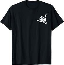 Send It No Victory Without Sacrifice Hand Bone (2 Sides)-Shirt - 黑色 - 查看 1