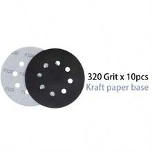 Bộ 10/36 tờ giấy nhám khô và ướt 5 inch - Độ nhám 240-10000 - Bộ đệm nhám có khóa dán, thích hợp cho phụ kiện máy mài điện. - Giấy nhám 8 lỗ 5 inch - Xem 23