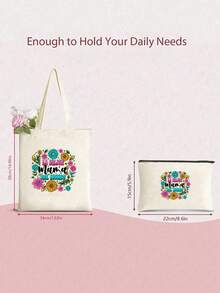 Happy Mothers Day Tote Bag, Mothers Day Tote Bag, Mothers Day Gift, Gift For Mom, Mom Tote Bag, Best Mom Tote Bag,Best Mom Gift,Shoulder Bag,Women's Printed Tote Bag, Canvas Shopping Bag, Women's Shoulder Bag, Gift For Mom , Beach Bag/Mom Gift Design,Mexican Mother's Day Png,Mother's Day Sublimation - Multicolor - View 8