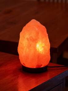 1 đèn muối Himalaya, dùng nguồn USB, đèn muối LED pha lê, thích hợp dùng làm đèn ngủ, trang trí phòng khách, trọng lượng từ 800g đến 1200g. - Nhiều màu - Xem 2