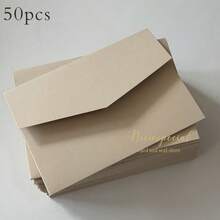 NIEWSPECIAL 25pcs Tri-Fold Pocket Wedding Invitation Cards With Envelopes, Simple Invitation Cards For Engagement, 15th Birthday, Christening, DIY Invitations, 5*7 Inch Invitations, Pocket Invitations, Customized Invitations, Christmas Cards - Dusty Pink - View 12